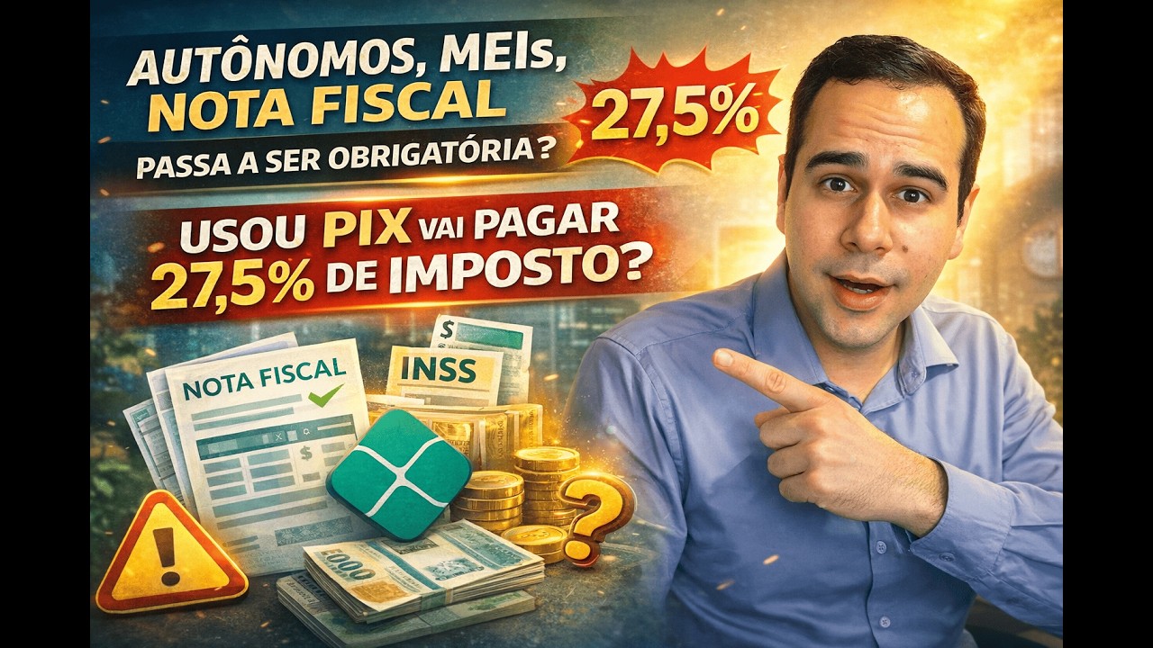 AUTONOMO, NOTO FISCAL, MEI, PIX FISCALIZADO, COMO VAI FICAR PARA VOCÊ