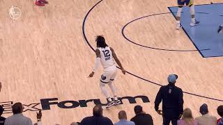 Ja Morant doin' that dance after a BIG Bane 3 🕺😂 | NBA on ESPN