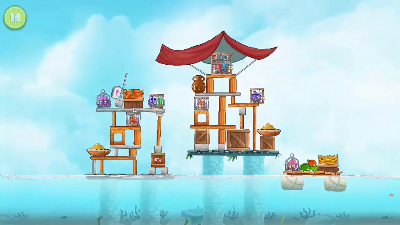 Angry Birds Rio High Dive All levels (Mighty Eagle) Any%