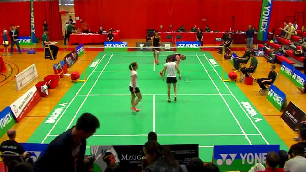 Womens Doubles Badminton Final - Boston Open 2015 - YouTube