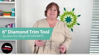 Creative Grids® 6in Diamond Trim Tool #CGRJAW15