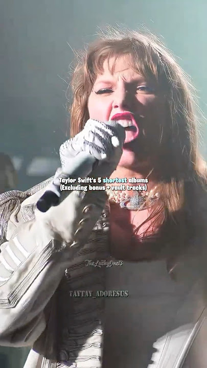overall, TLOAS is shortest #erastour #swiftie4ever #shortvideos #popmusiclyrics #taylorsversion