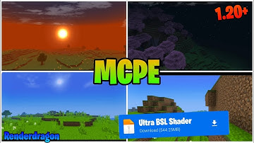 Top 3 Best Shaders For MCPE 1.20+ Renderdragon I Low End Devices I Gyan Gamerz