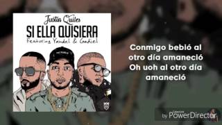 J Quiles - Si Ella Quisiera Remix Letras Oficiales Ft. Yandel, Gadiel