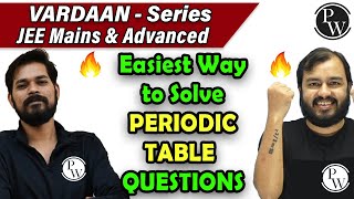Easiest Way to Solve Periodic Table Questions | JEE Mains & Advanced | Class 11 | VARDAAN Series