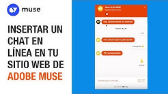 Insertar chat en en línea (livechat) gratis en tu sitio web de Adobe Muse CC 