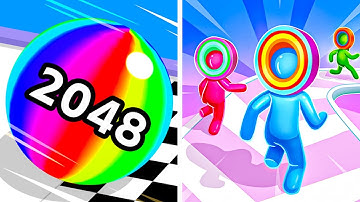Ball Run 2048 Vs Layer Man 3D👻🩸👻Walkthrough Max Gameplay FG3652