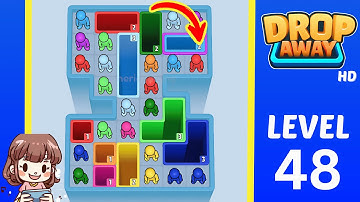 Drop Away Level 48 Solution Walkthrough