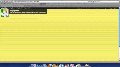 Wallwisher in the Classroom