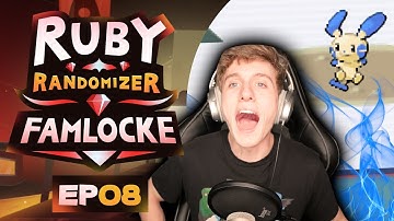 CURSE YOU MINUN!! | Pokemon Ruby Randomizer Famlocke EP 8