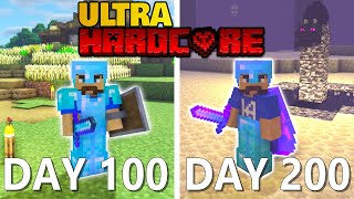 200 Days In Minecraft ULTRA HARDCORE