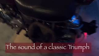 The sound of a classic Triumph motorcycle by Dave 32 views 3 years ago 15 seconds