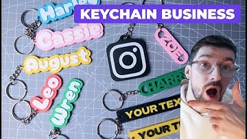 Een bedrijf starten in 3D-geprinte sleutelhangers vanuit huis (achter de schermen)