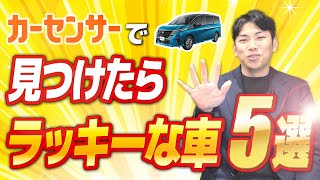 【必見】見つけたら即買い!? カーセンサーで見つけたらラッキーな車5選