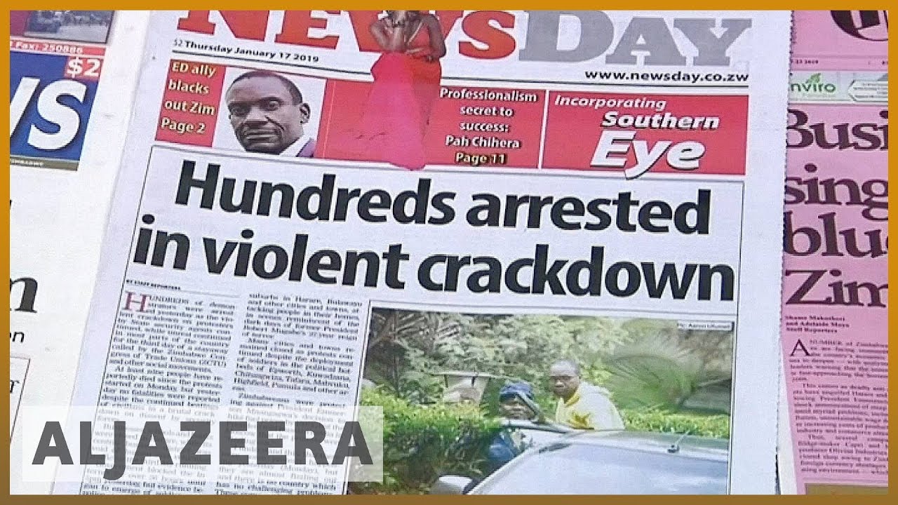 🇿🇼 زيمبابوي متهمة بقمع الاحتجاجات بعنف | الجزيرة الإنجليزية