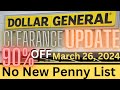 Dollar General 90% Off Clearance Update