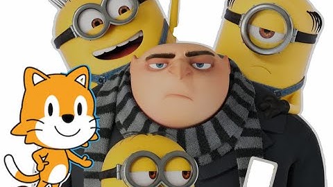 How to make a Minions and Gru Despicable Me game in ScratchJr (Beginner kids coding tutorial)