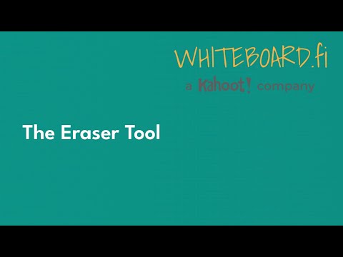 How to use the Eraser tool