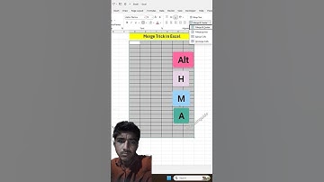 Excel merge basic Ms Excel shortcut keys #ms_excel #computer_knowledge