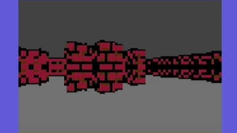 Commodore 64 raycasting in 80x100* test