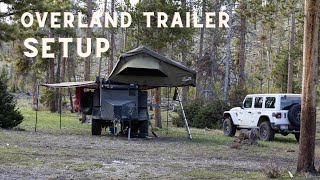 My Overland trailer setup ( Turtleback Trailer )