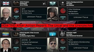 HOI4 TNO AAR: The Usual and the Unexpected