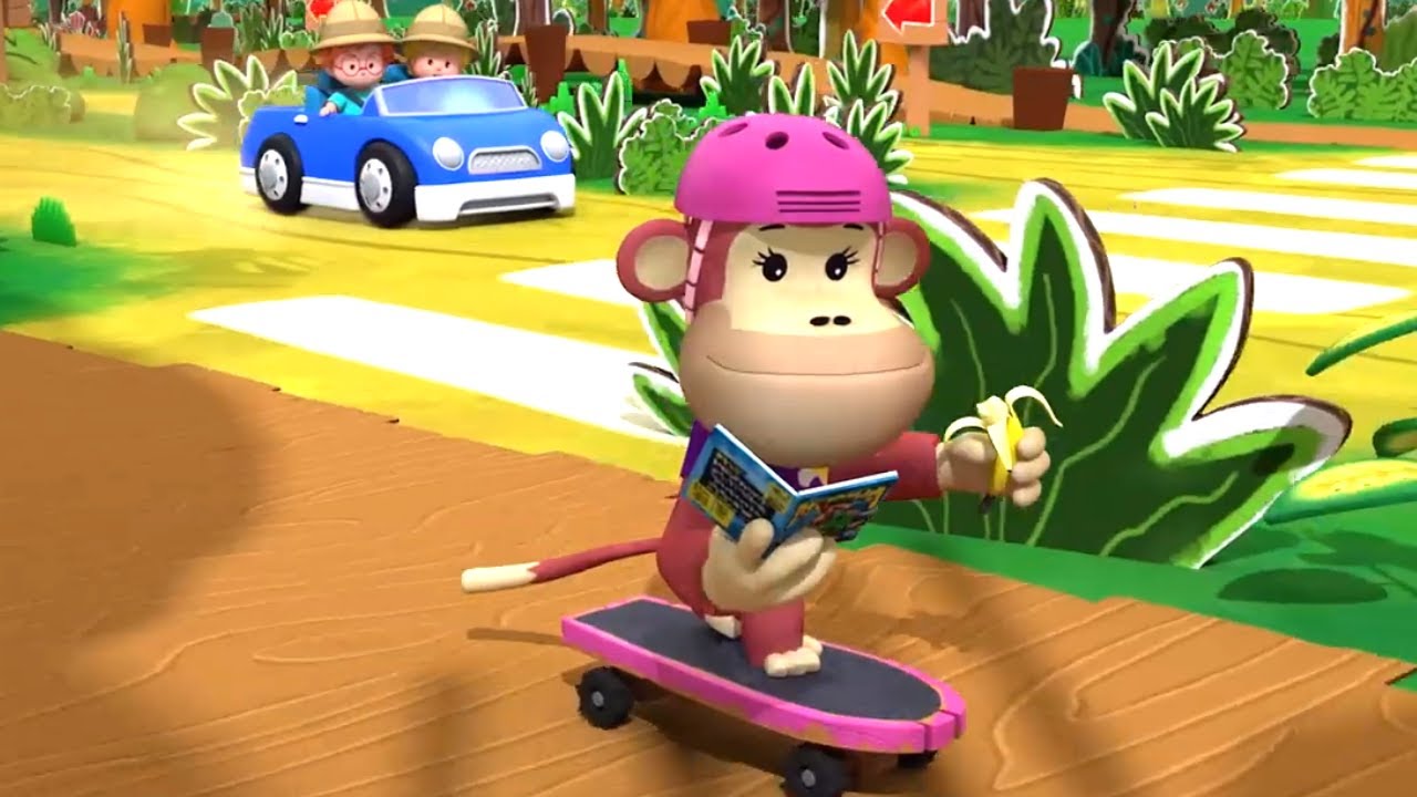 Fisher Price Little People ⭐Skateboarding Monkey ⭐New Season! ⭐Full Episodes HD ⭐Cartoons for Kids