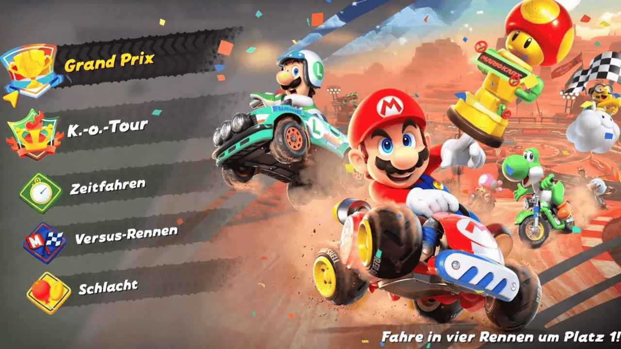 Spannendes Mario Kart-Rennen auf der Nintendo Switch 🚓
