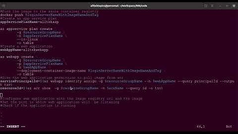 How to deploy web application using images from azure container registry 2
