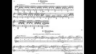 Video thumbnail of "Schubert Serenade Piano Duet Sheet music / 4 hands / Easy Piano Sheet music / Classical Piano /"