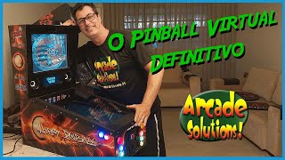 O Pinball Virtual Definitivo, 411 mesas, mini ou tamanho grande...Feito pela Arcade Solutions!