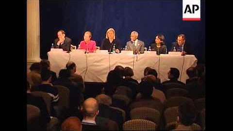 News conference after Quartet  talks on Hammas