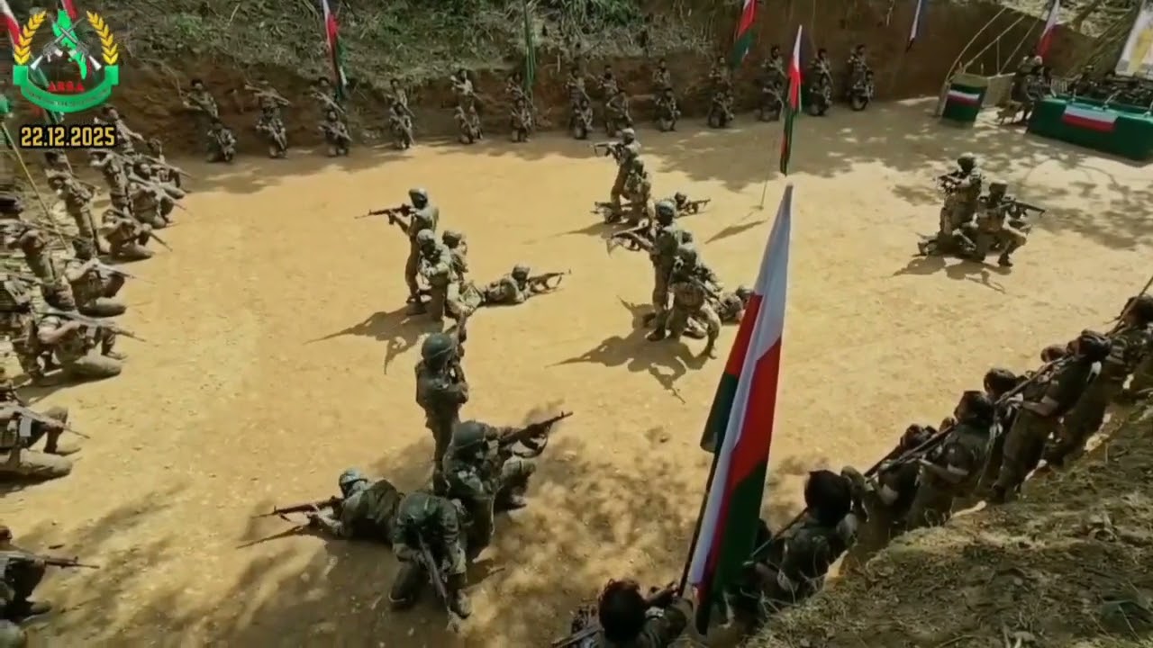 22-December-2025 🇲🇲Arakan Rohingya Salvation Army 🪖 Real Training Video 📸 