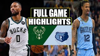 Memphis Grizzlies VS Milwaukee Bucks FULL GAME  Feb 15, 2024 Highlights | NBA Season