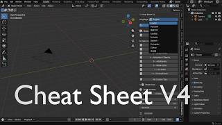Blender Addon: Cheat Sheet V4 | Smart Hotkeys, Timer & Custom Notes