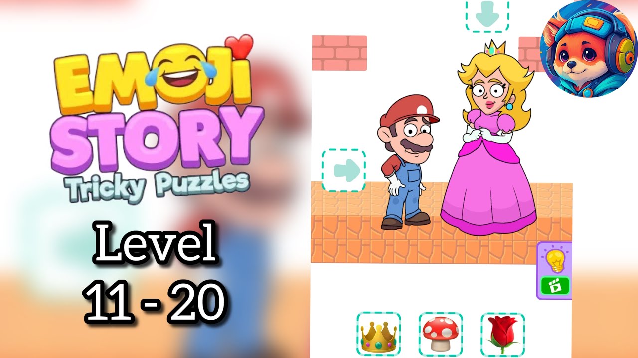 Emoji Story: Tricky Puzzles | Level 11-20 Gameplay Solution 