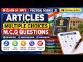 ARTICLES | MULTIPLE CHOICES M.C.Q QUESTIONS | POLITICAL SCIENCE | CLASS-XI | ARTS