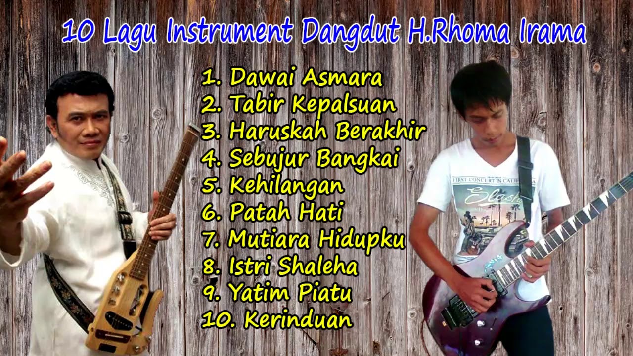 10 Lagu  Instrument Dangdut  H Rhoma  Irama  Versi Gitar YouTube