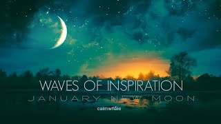 Waves of Inspiration ::  New energies ::  NEW Moon in Capricorn 🌙  January 2024