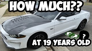 How Much Does A 19 Year Old Pay For A 2020 Mustang GT??
