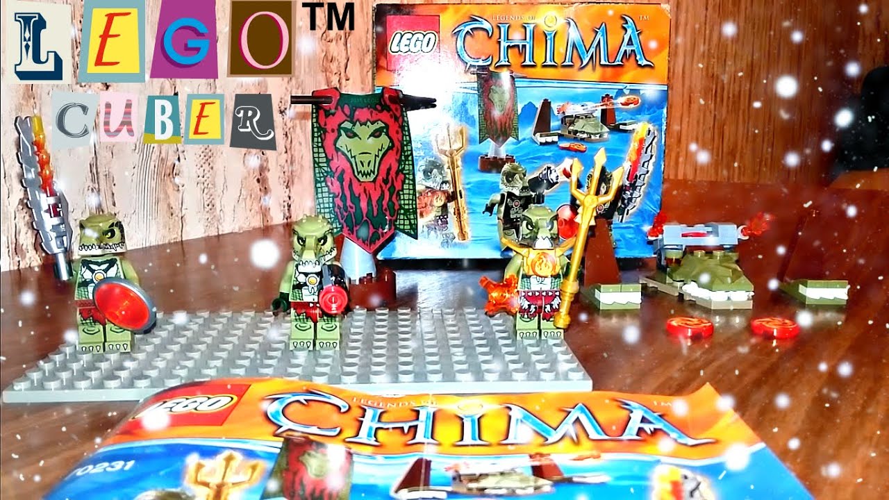 Обзор на набор LEGO CHIMA 70231. Лагерь крокодилов