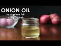 MAKE ONION HAIR OIL for faster hair growth and stop hair fall