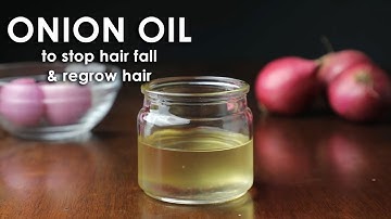 MAKE ONION HAIR OIL for faster hair growth and stop hair fall