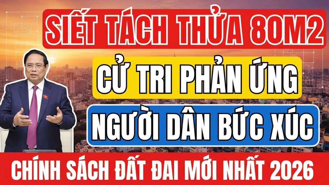 🔥 SỐC! SIẾT TÁCH SỔ 80m² – HÀNG LOẠT GIA ĐÌNH NGUY CƠ KHÔNG CHIA ĐƯỢC ĐẤT! #tintuc #datdai