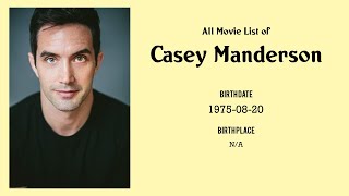 Casey Manderson Movies list Casey Manderson| Filmography of Casey Manderson Information
