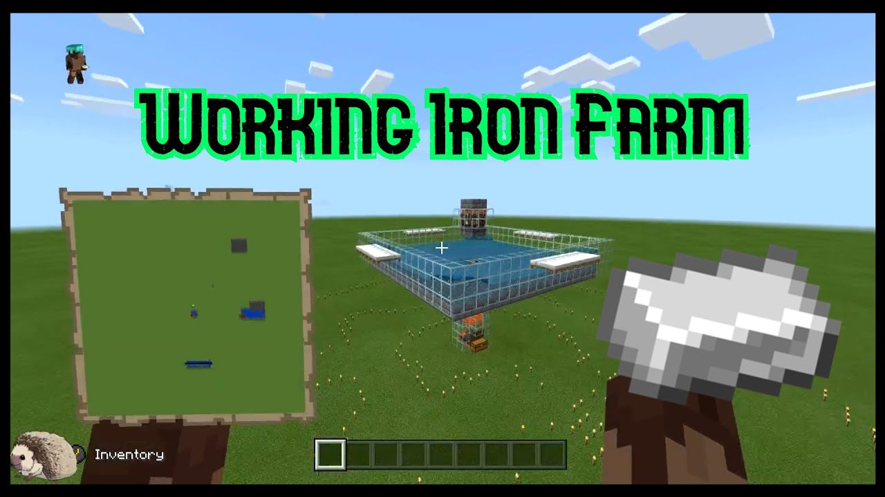 How to Make a Working Iron Farm on Xbox and PS4 Console Editions YouTube
