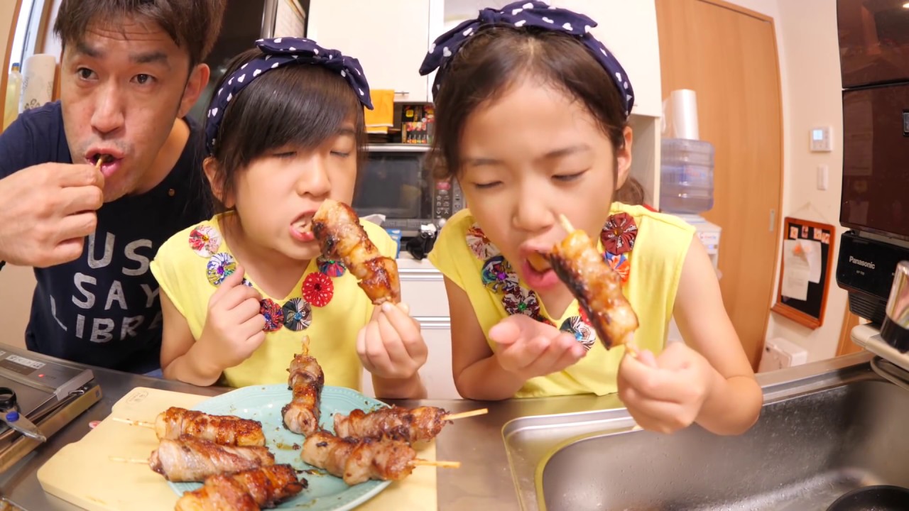 肉巻き みたらし団子を作って食べました！