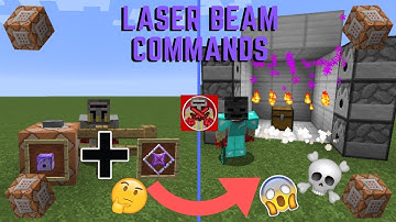 Command Block Tutorial #55: Laser Beam Commands in Minecraft (1.14+)