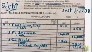 Comprehensive Problem Example JE Video#1