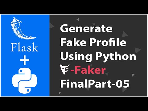 Generate Fake Profile Using Python Faker Part 05